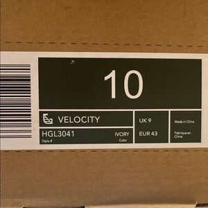 Velocity Ivory Footwear Hybrid Green Label Sz 10 men’s sneaker new